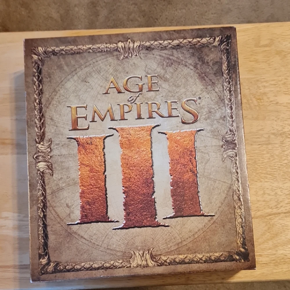 Microsoft Age of Empires III - Boxed Set, Vintage 1990s, GUC, Weighs 6Lb.